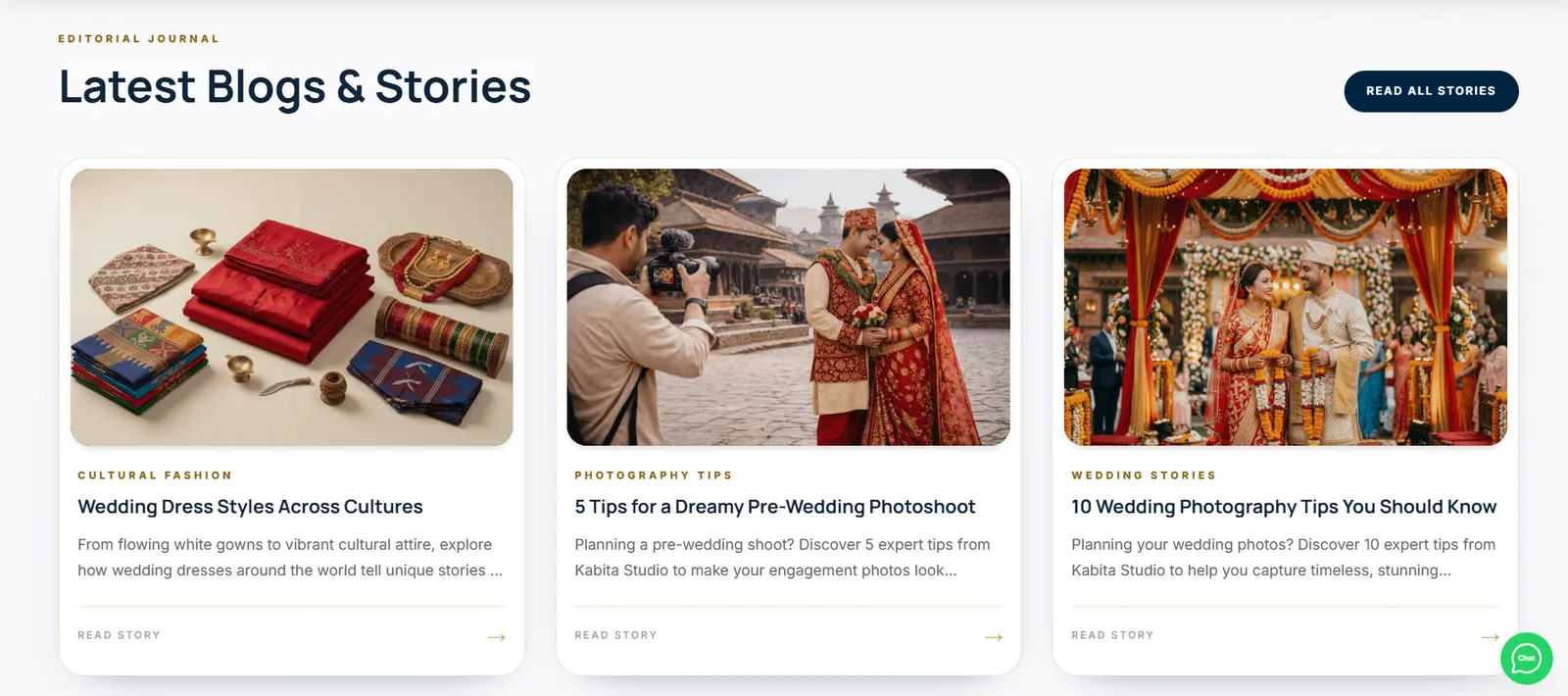 Kabita Studio blogs and stories section